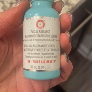 New facial radiance dark spot serum by First Aid